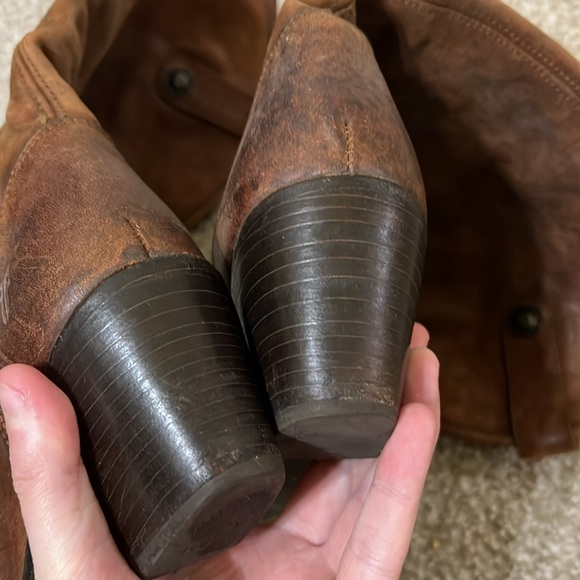 Frye | Jackie Y2K Knee High Leather Heeled Boots Women’s 6.5 - Picture 4 of 7